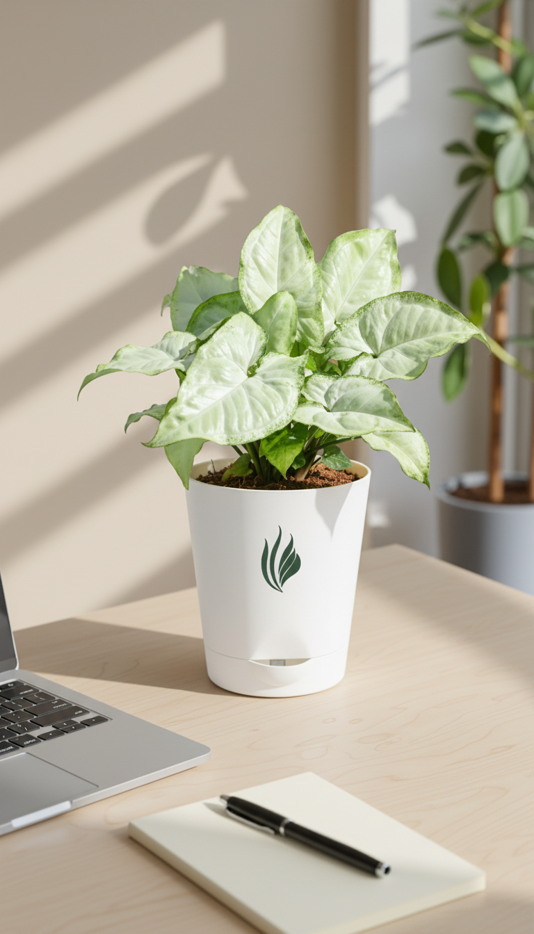 Singonium White Butterfly